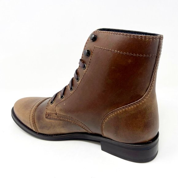 Thursday Boot Co Womens Natural Captain Handcrafted Leather Boots - Picture 3 of 5